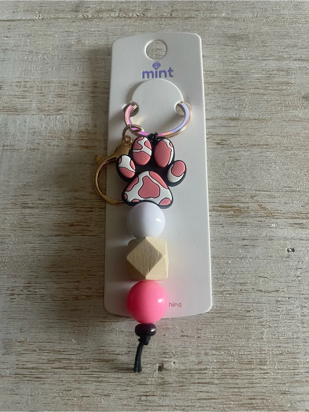 Paw Keychain Bag Charm - Pick One